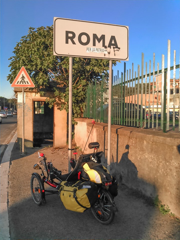 Ankunft Rom