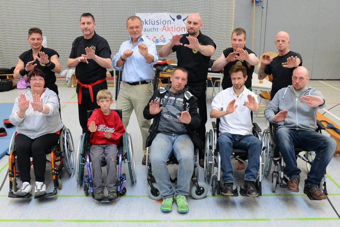 Handicap SV Gruppe der Shir o Khan Kampfkunstschule Flensburg (SoK)