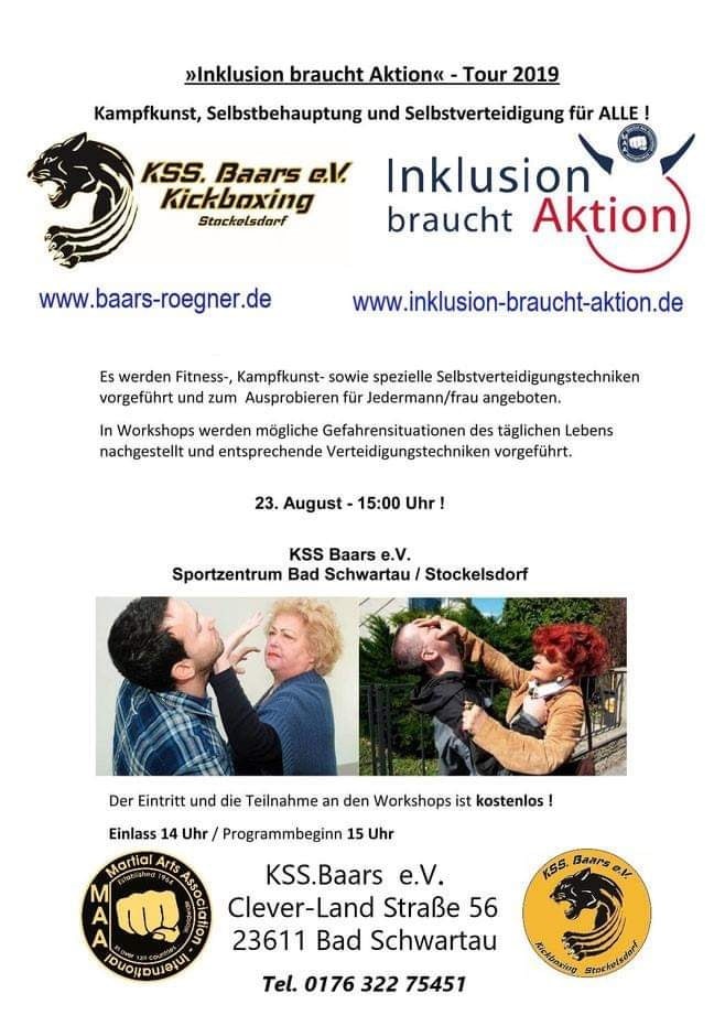 Veranstaltung in Bad Schwartau - Plakat
