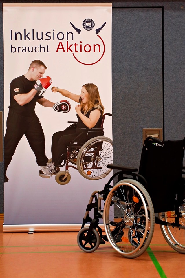 Inklusion Braucht Aktion Banner Mit Rollstuhl