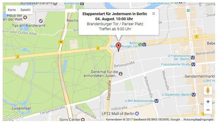 Etappenstart für Jedermann in Berlin 04.08