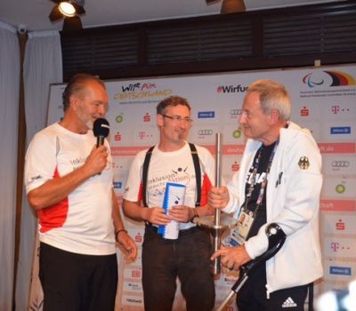 Übergabe der Inklusionsfackel 2016